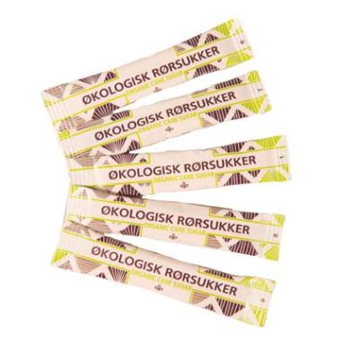 Rørsukker Sticks 3 gr, Økologisk Fairtrade - 1000 stk