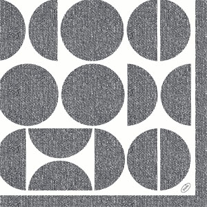 Dunisoft Serviet 40 x 40 cm Shapes - 60 stk/pk