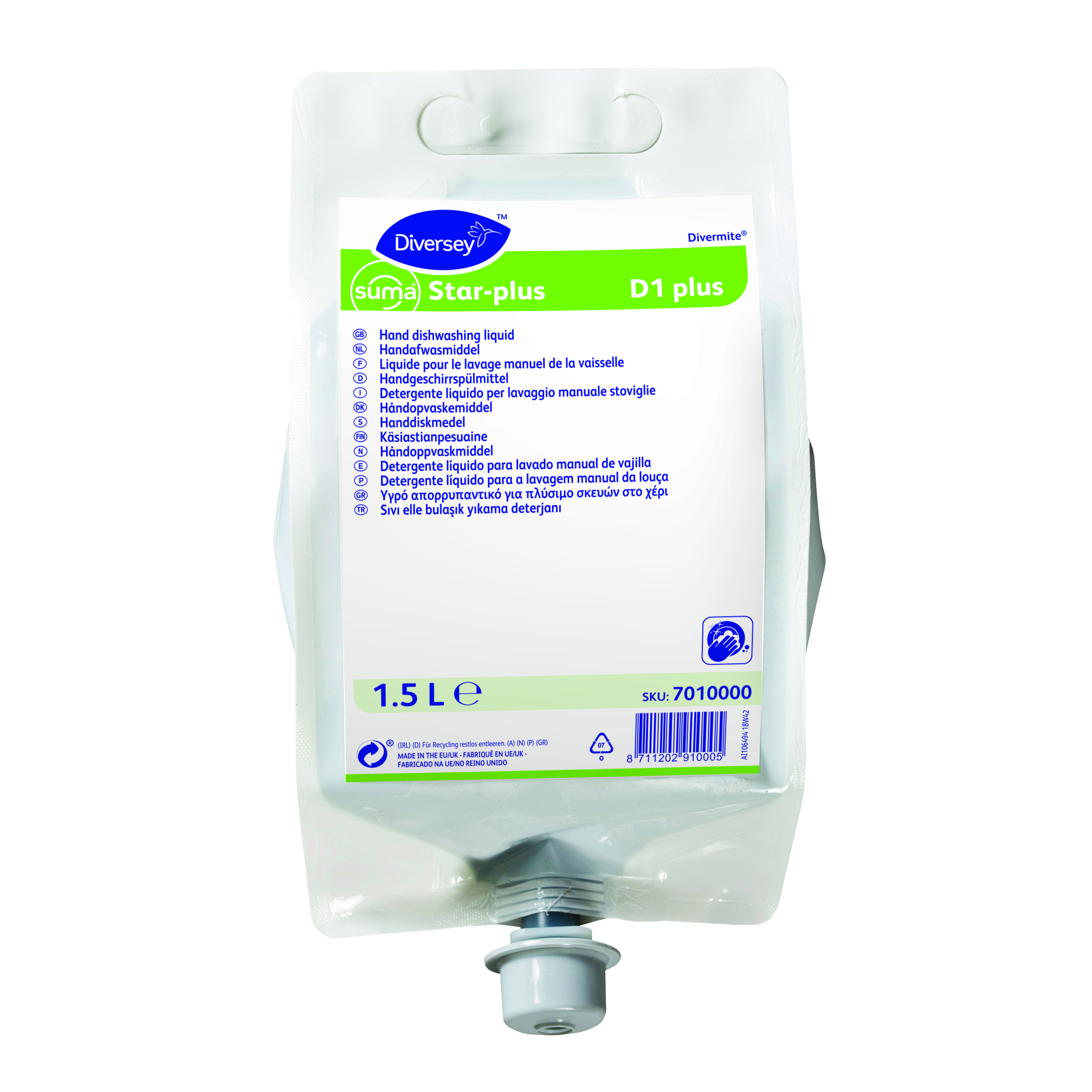 Suma Star-Plus D1 Håndopvask - 4 ps x 1.5 L/krt