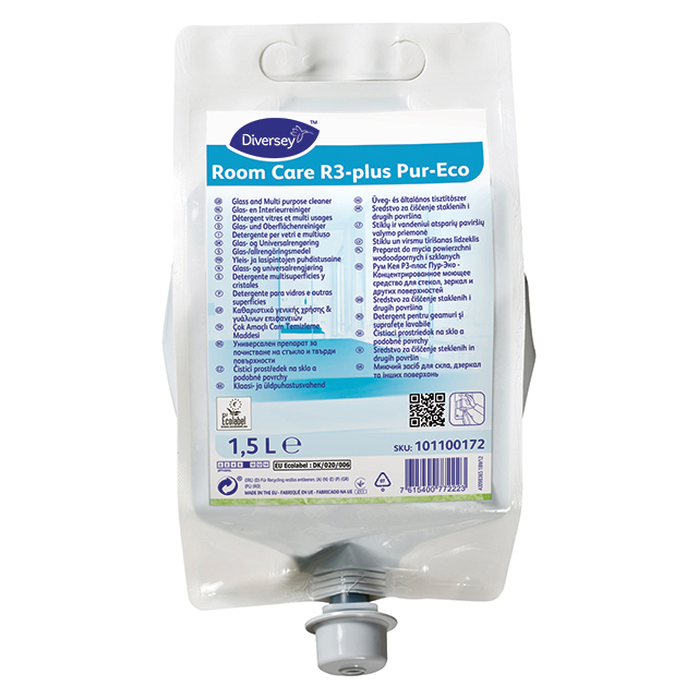 Room Care R3-plus pH-neutralt overfladerengøringsmiddel - 2 stk x 1.5 L/krt