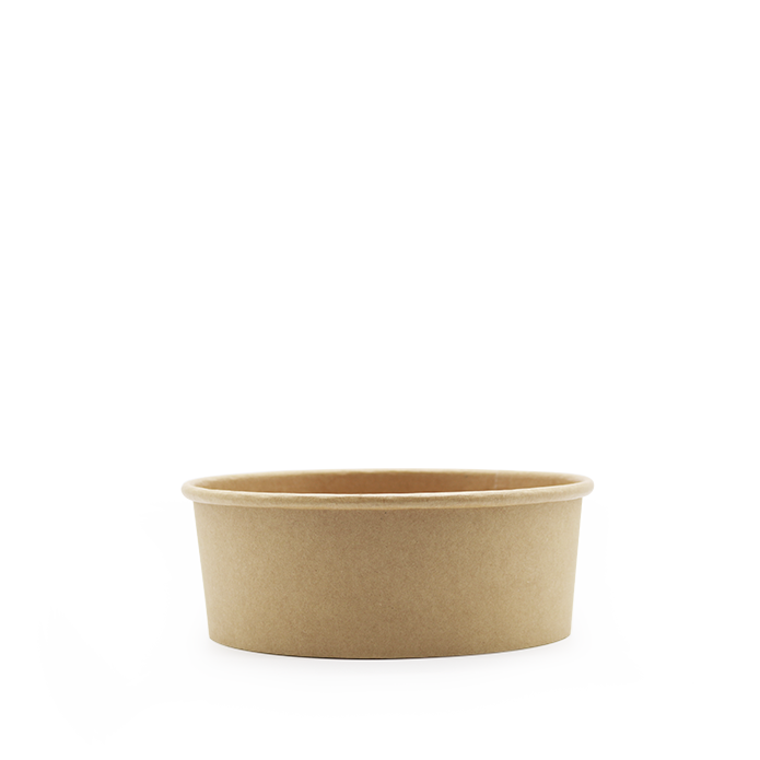 Kraft Salat-/Wok Skål PE Coated 1090 ml Ø170 mm - 300 stk/krt