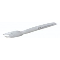 Papir Gaffel m. naturesse logo 165 mm Hvid - 100 stk/pk