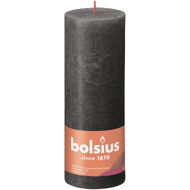 Bloklys 85 timer, Ø68 x 190 mm, Antracit grå - 4 stk/krt