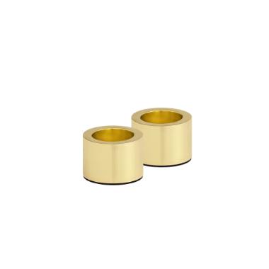 Lyseholder Uyuni Messing Metal til Stagelys - 4 pk x 2 stk/krt