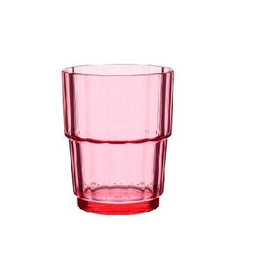 Flergangs Drikkeglas Institution 18 cl Rosa - 24 stk/pk