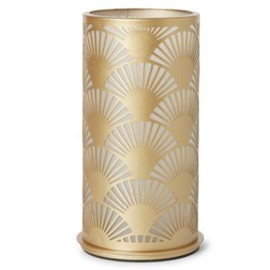 Duni Lysestage Peacock Ø75 x 140 mm Metal Guld - 4 stk/krt