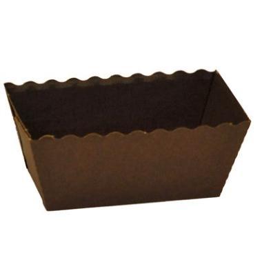 Kageform Brun PET 80 x 40 x 40 mm - 1350 stk/krt