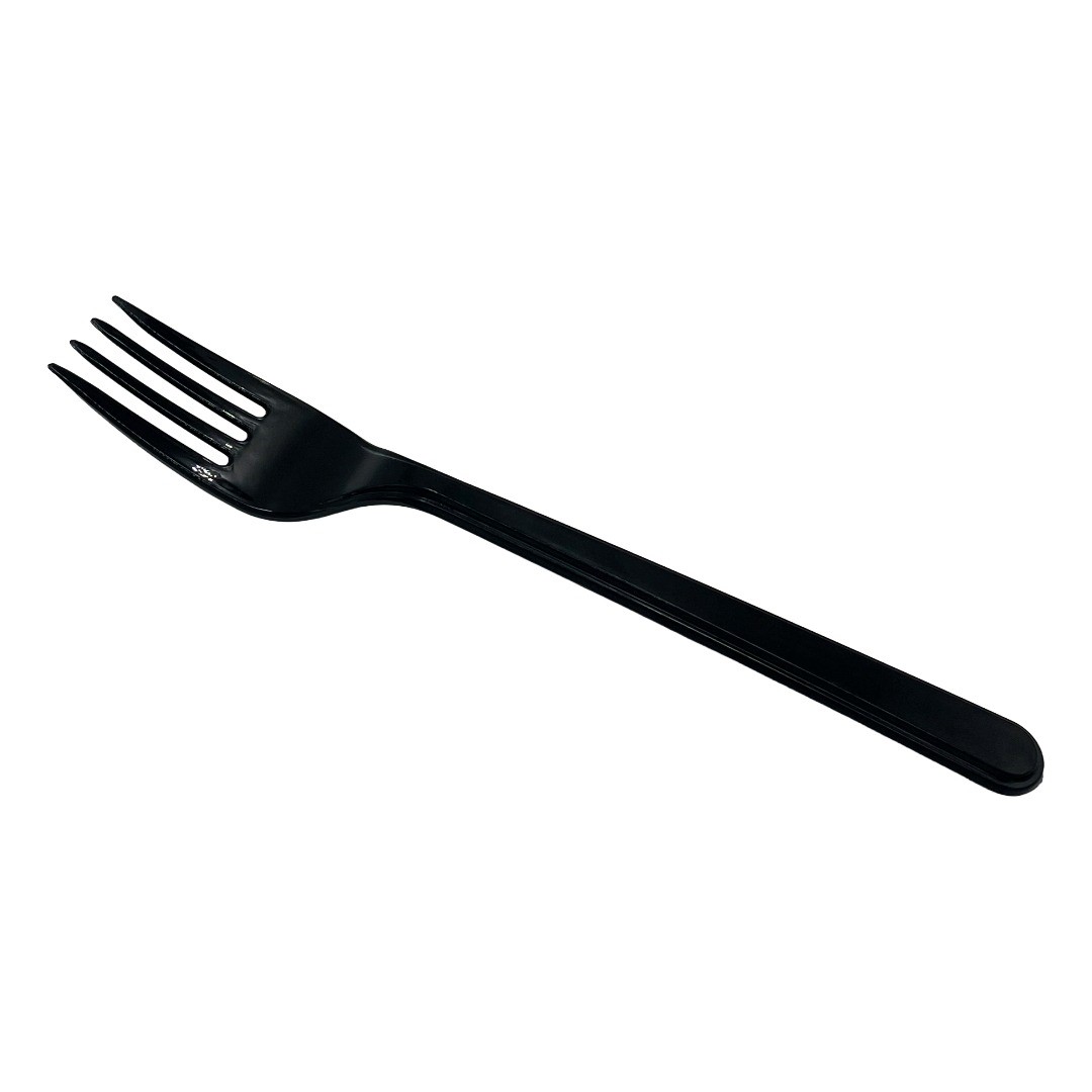 Flergangsgaffel PS 18 cm Sort - 50 stk/ps