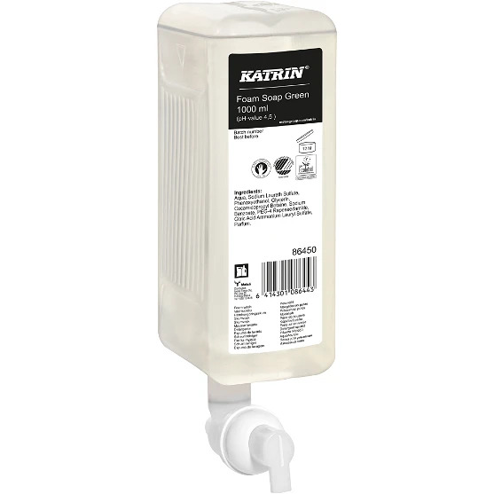 Katrin Skumsæbe Refill til dispenser m. parfume - 1 L