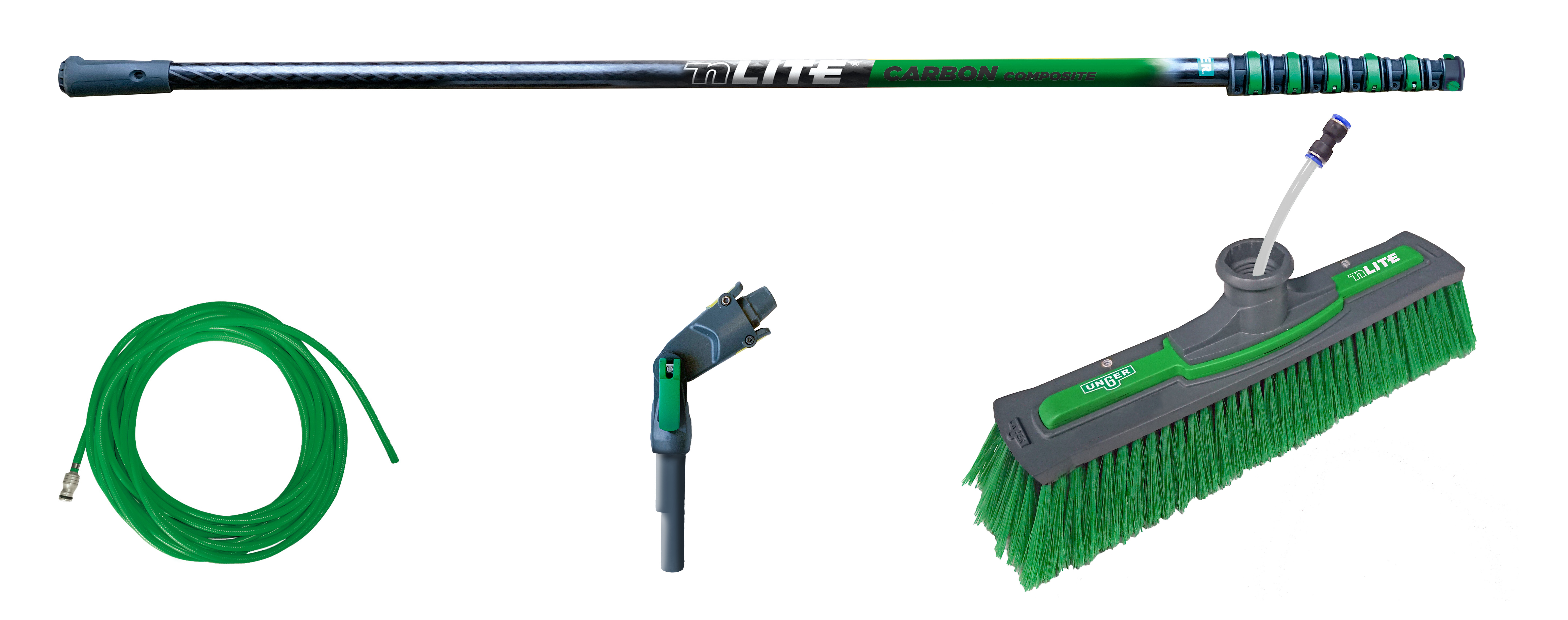 Unger nLite Carbon Composite Teleskopstang 8,6 m Komplet- 1 sæt