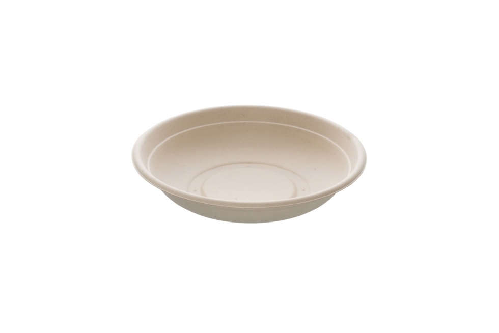 Bagasse Skål 750 ml Ø21 cm - 75 stk/pk