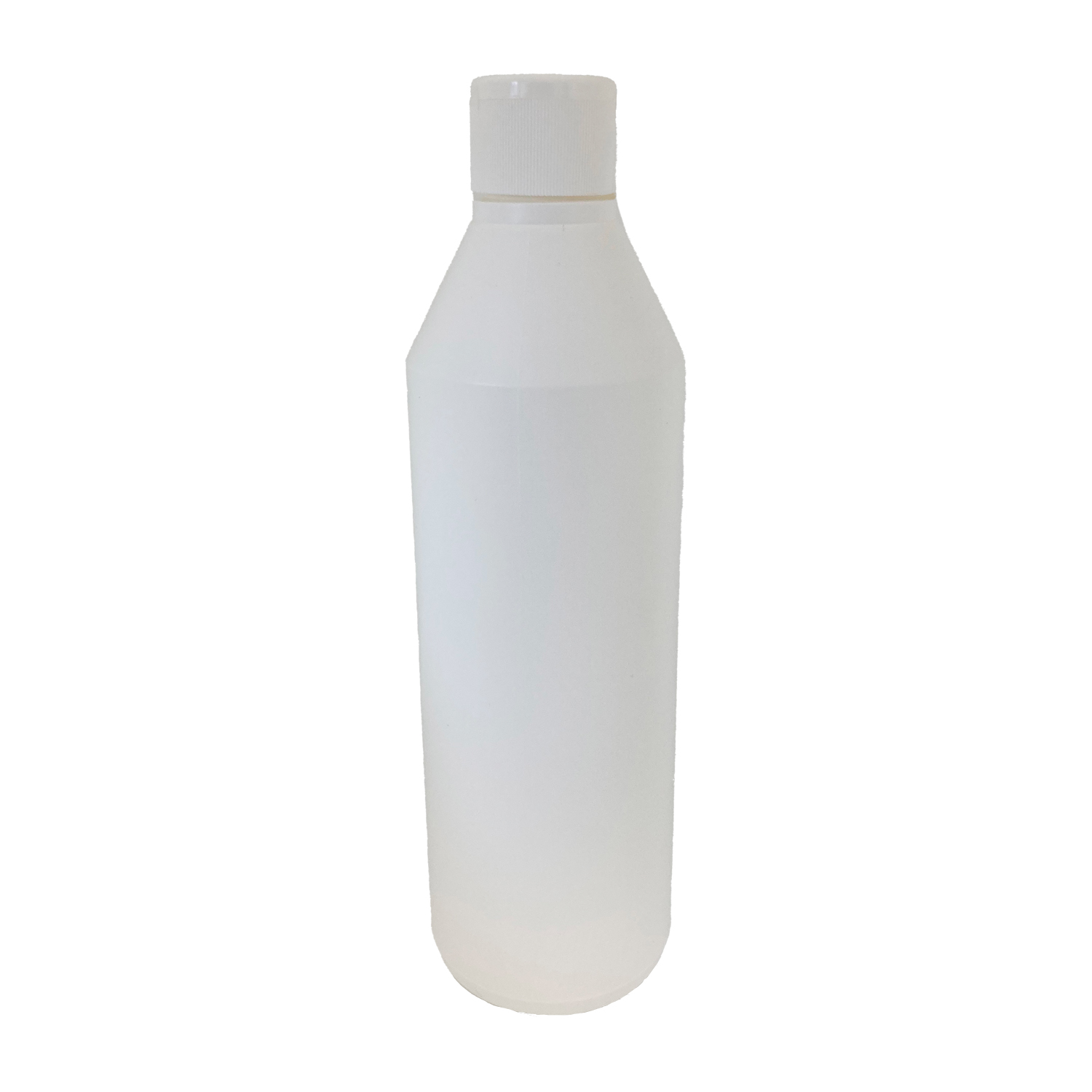 Flaske med knaplåg, 0,5 L, hvid
