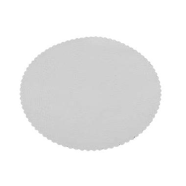 Fadpapir Ø29 cm Rund Præget Hvid, 500 stk/pk