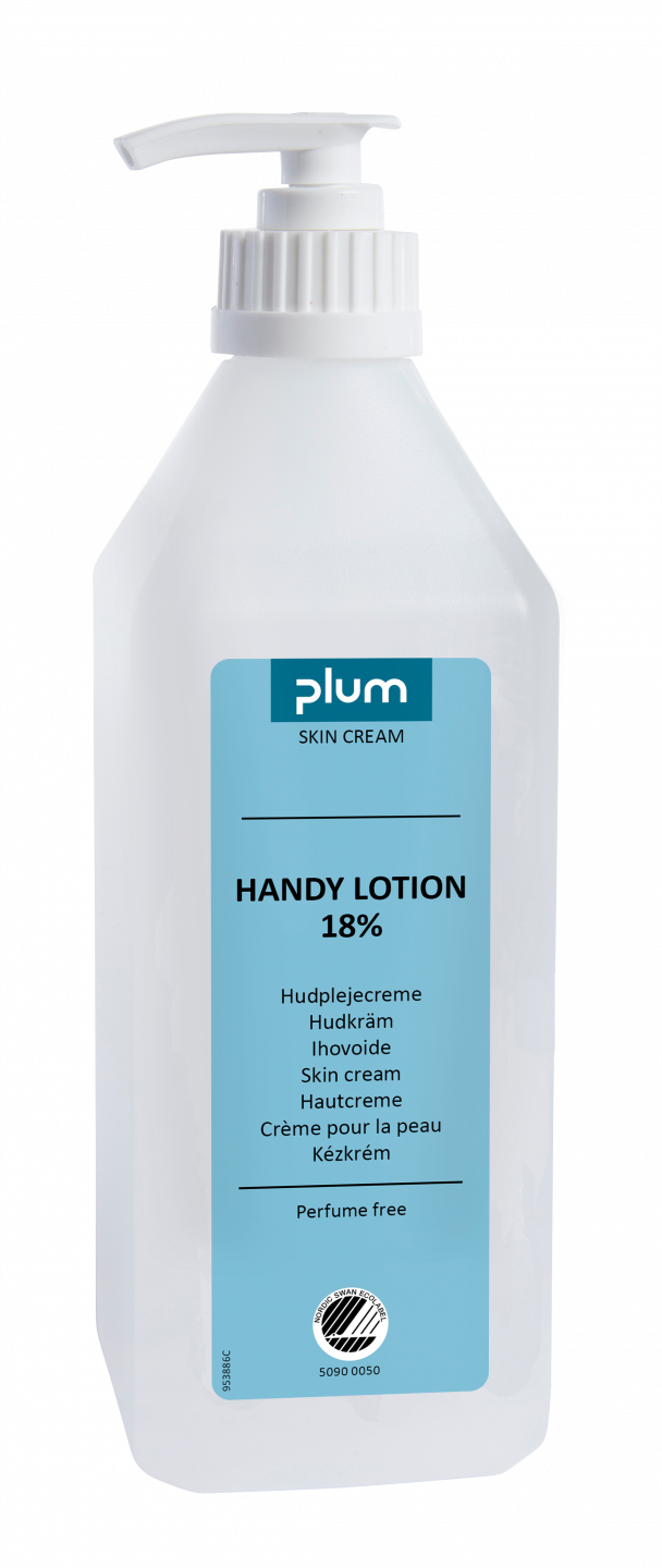Plum hudcreme Handy Lotion 18% u/parfume m/pumpe - 600 ml/fl