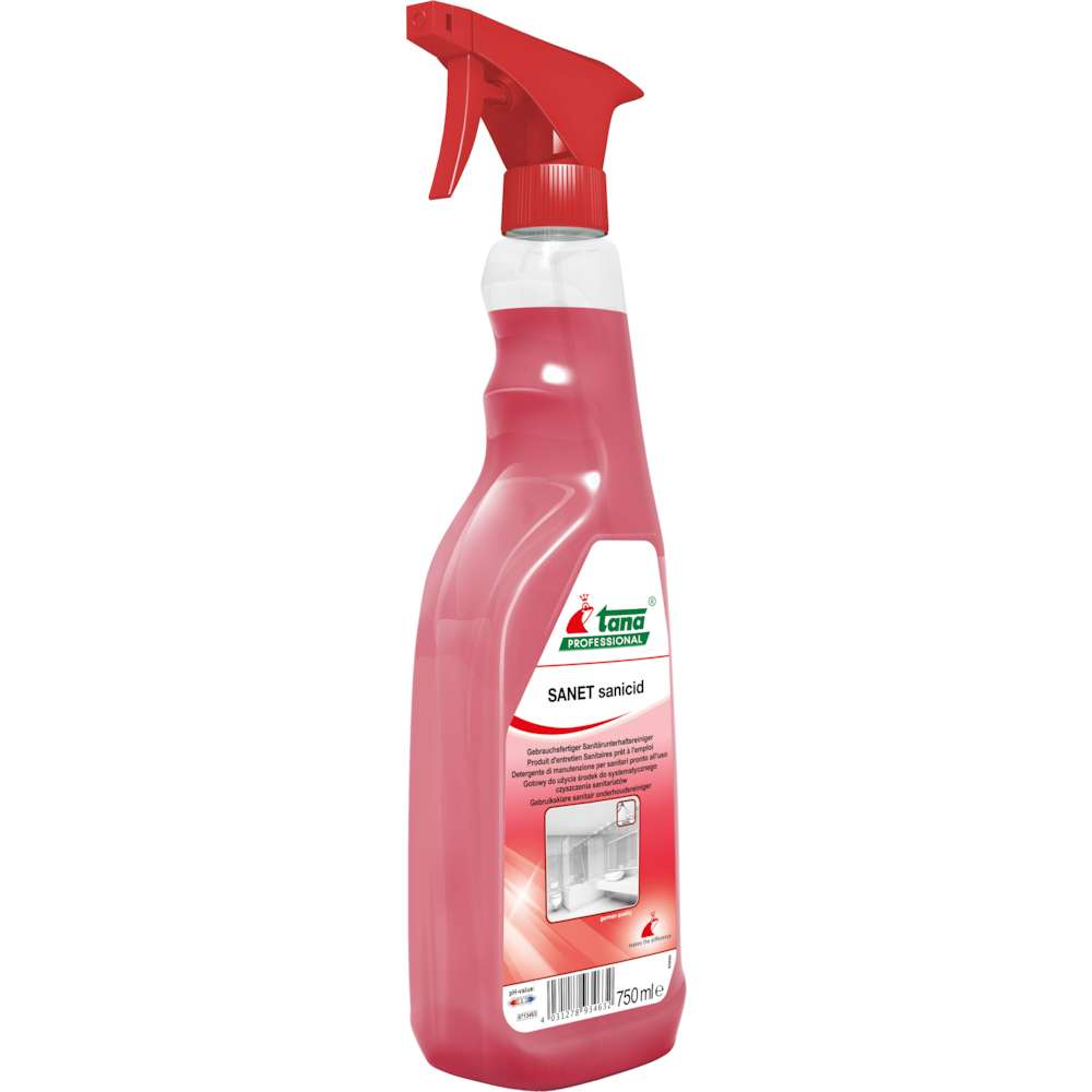 Tana Professional Sanet Sanicid Sanitetsrens, 750 ml