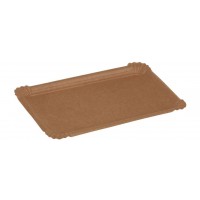 Kraft Tallerken FSC 230 x 160 mm Brun - 250 stk/pk