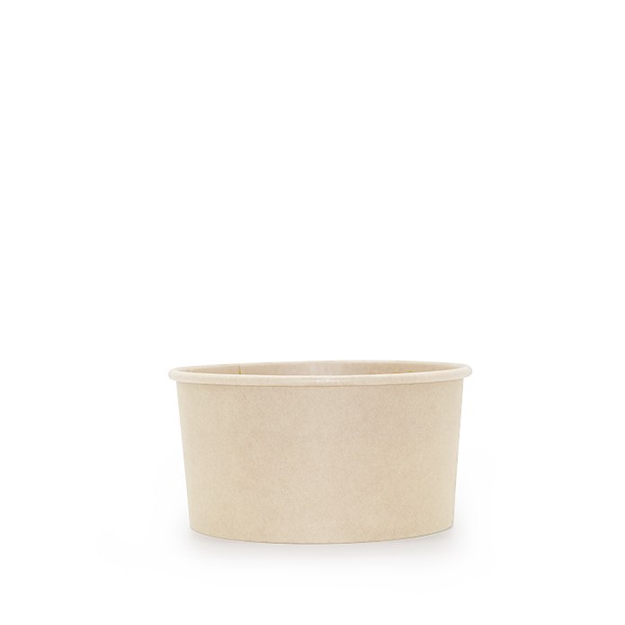 Bambus Salat-/Wok Skål Natur 1000 ml, Ø150 mm - 50 stk/pk