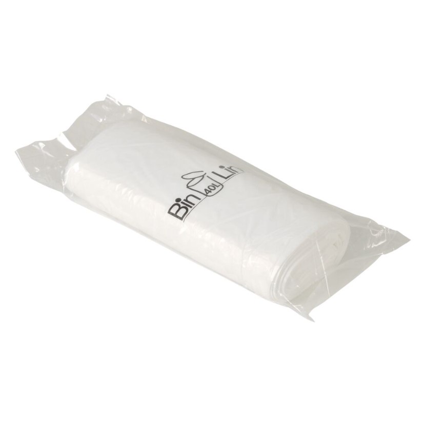 Spandepose m. stjernebund 40 L 60 x 90 cm LDPE/Virgin Klar - 36 rl/krt