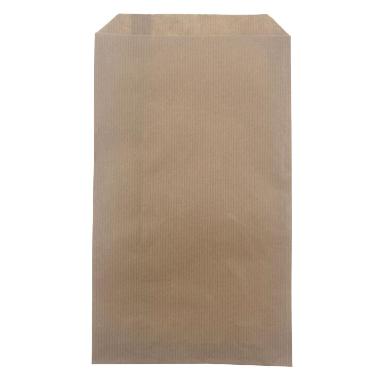 Bagerpose 1 kg 160 x 260 + 20 mm 40 gr Brun - 1000 stk/krt