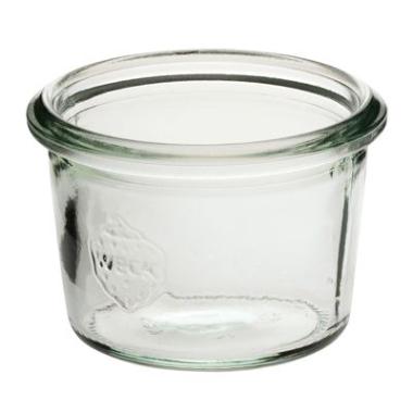 Patentglas Weck uden Låg i Glas 80 ml - 6 stk/pk