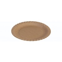 Kraft Tallerken FSC Ø18 cm Brun - 100 stk/pk