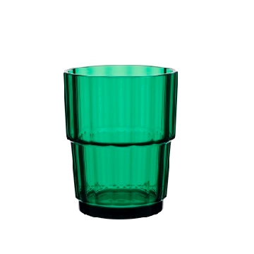 Flergangs Drikkeglas Institution 18 cl Leaf Grøn - 24 stk/pk