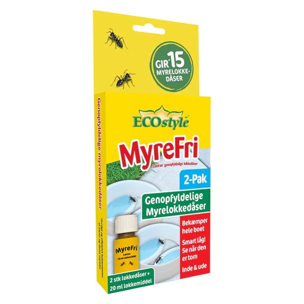 Eco Style MyreFri genopfyldelige Lokkedåser - 2 stk/pk