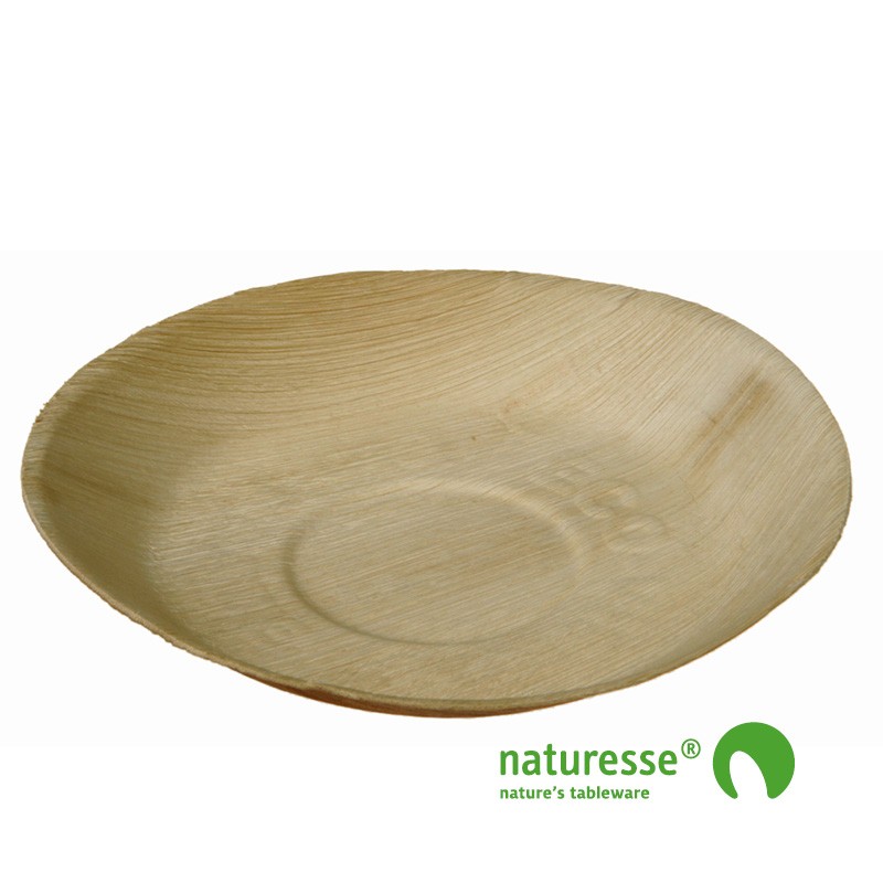 Palmeblad Tallerken Ø22 cm - 25 stk/pk