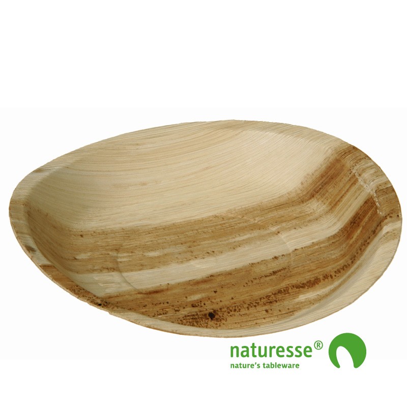 Palmeblad Tallerken Ø24 cm - 25 stk/pk