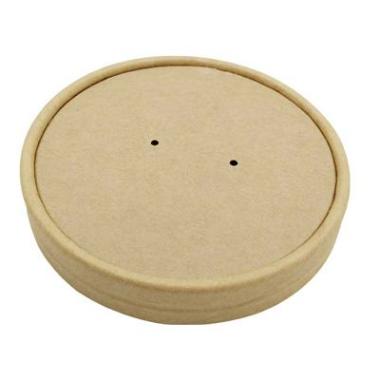 Pap Låg t/Soup-To-Go bæger 25/35/50 cl Brun - 25 stk/ps