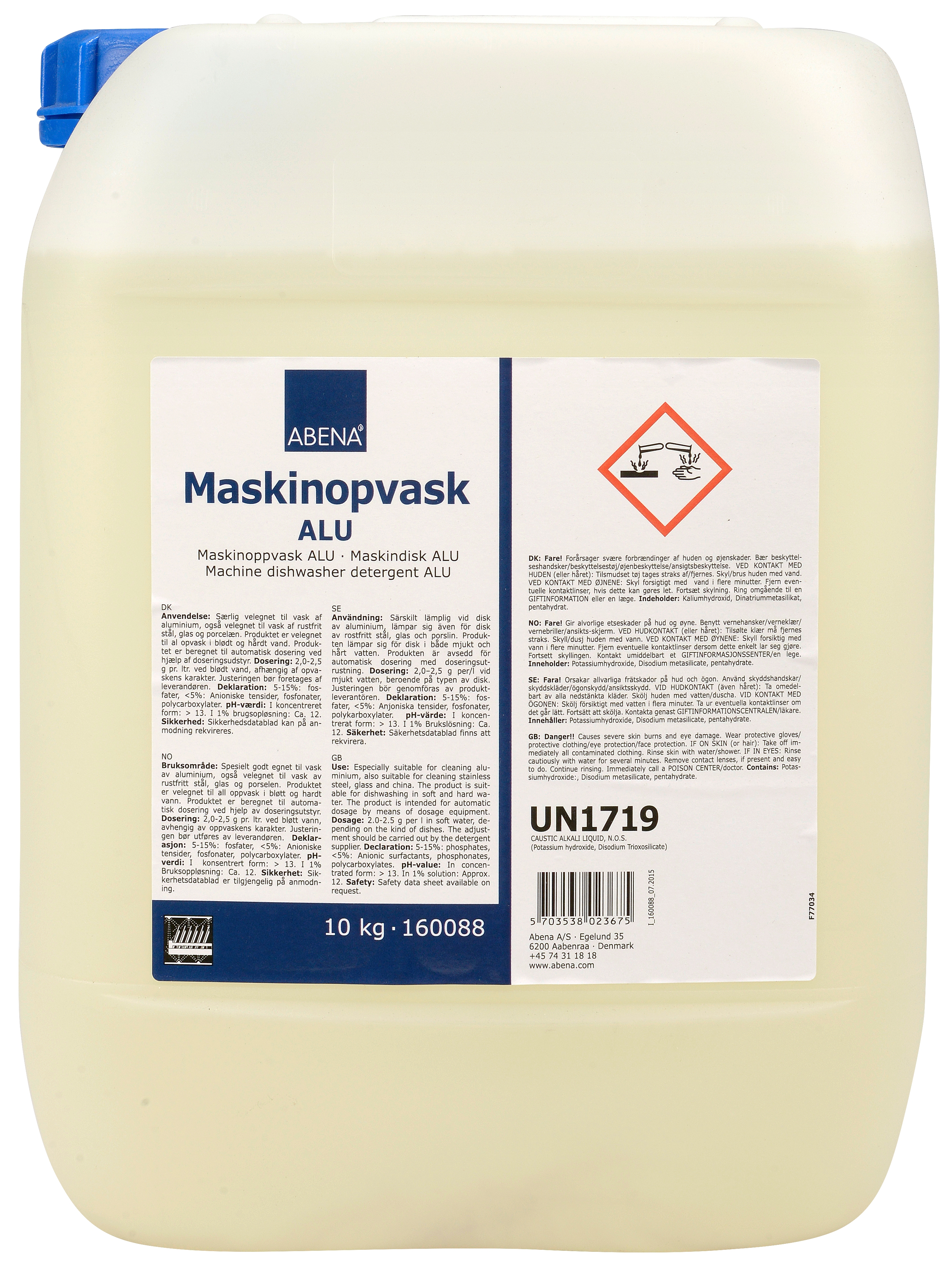 Maskinopvask Alusikker u/ klor, farve og parfume - 10 L