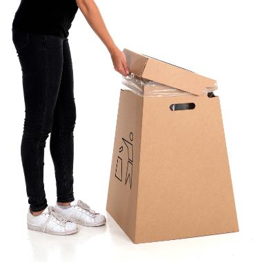 Affaldsstativ DropBucket u. bund t/100 L sæk - 10 stk/bnt