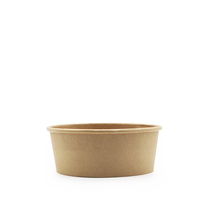 Pap Salat-/Wok Skål Natur 1200 ml - 50 stk/pk