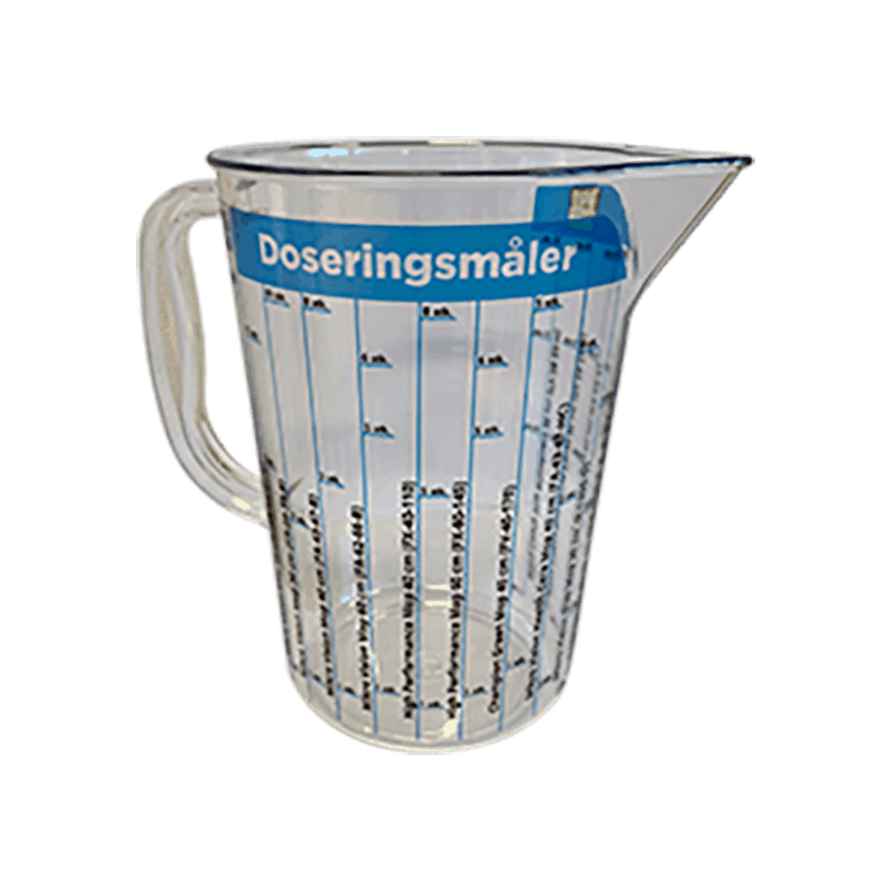 Doseringsmåler til forberedelse af mopper/klude, 2000 ml