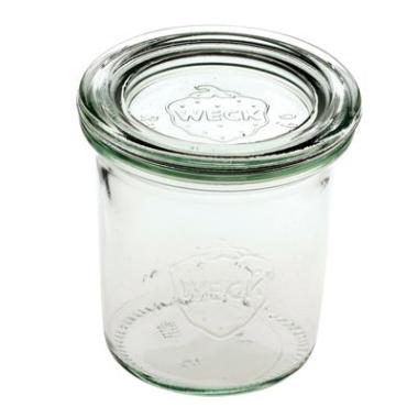 Patentglas Weck uden Låg i Glas 290 ml - 6 stk/pk