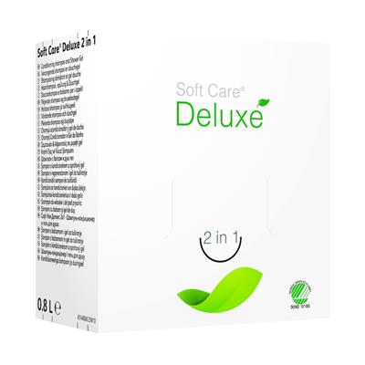 Soft Care Deluxe 2in1 hår- & bodyshampoo - 6 fl x 800 ml/krt