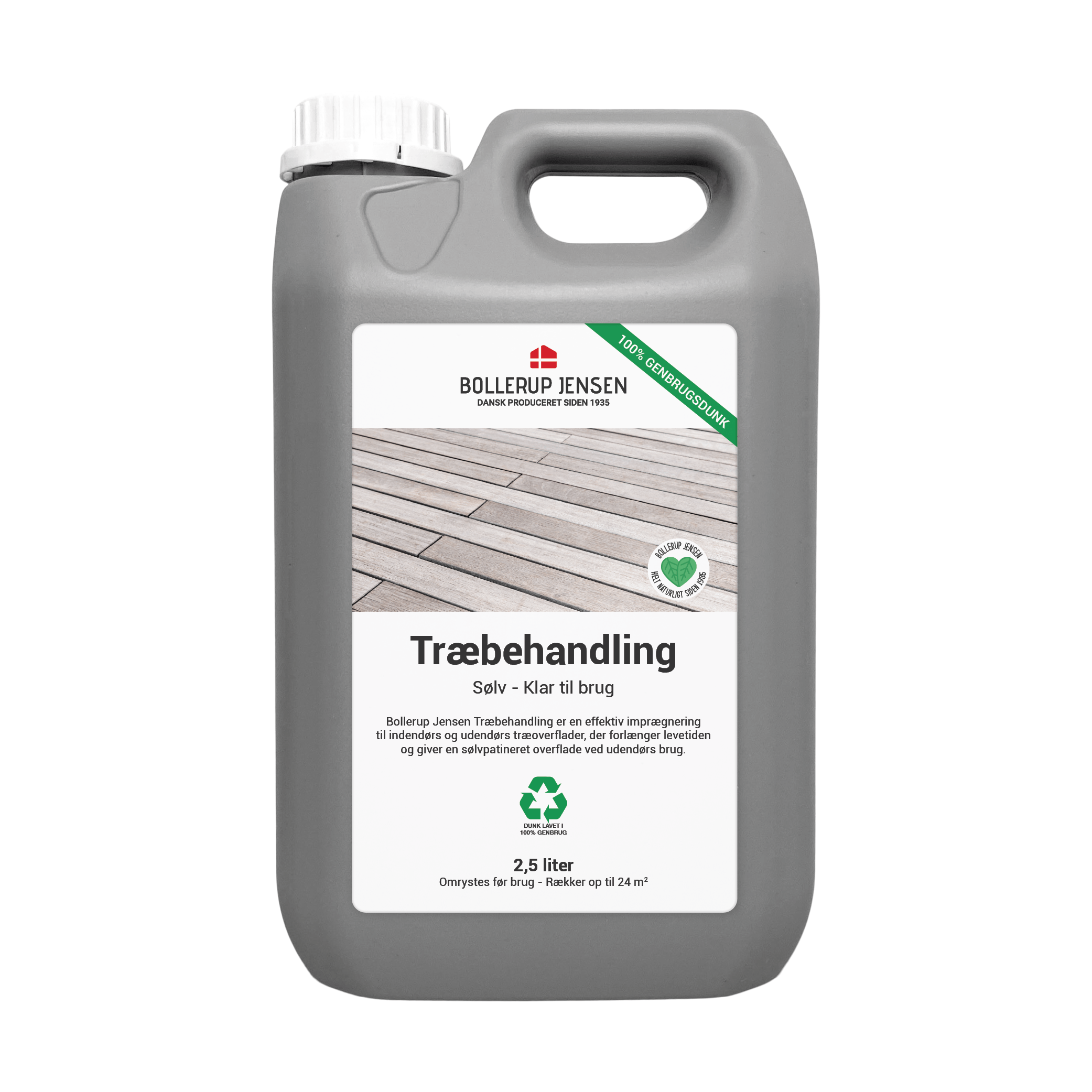 Bollerup Jensen Træbehandling sølv - 2.5 L