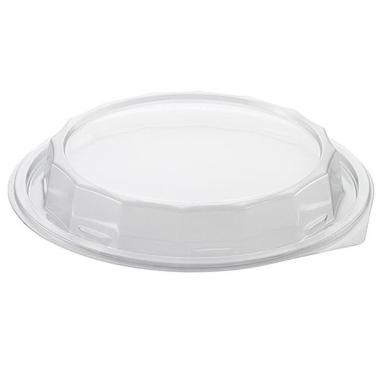 Plastlåg Diamond Ø192x25 mm APET Klar, 300 Stk