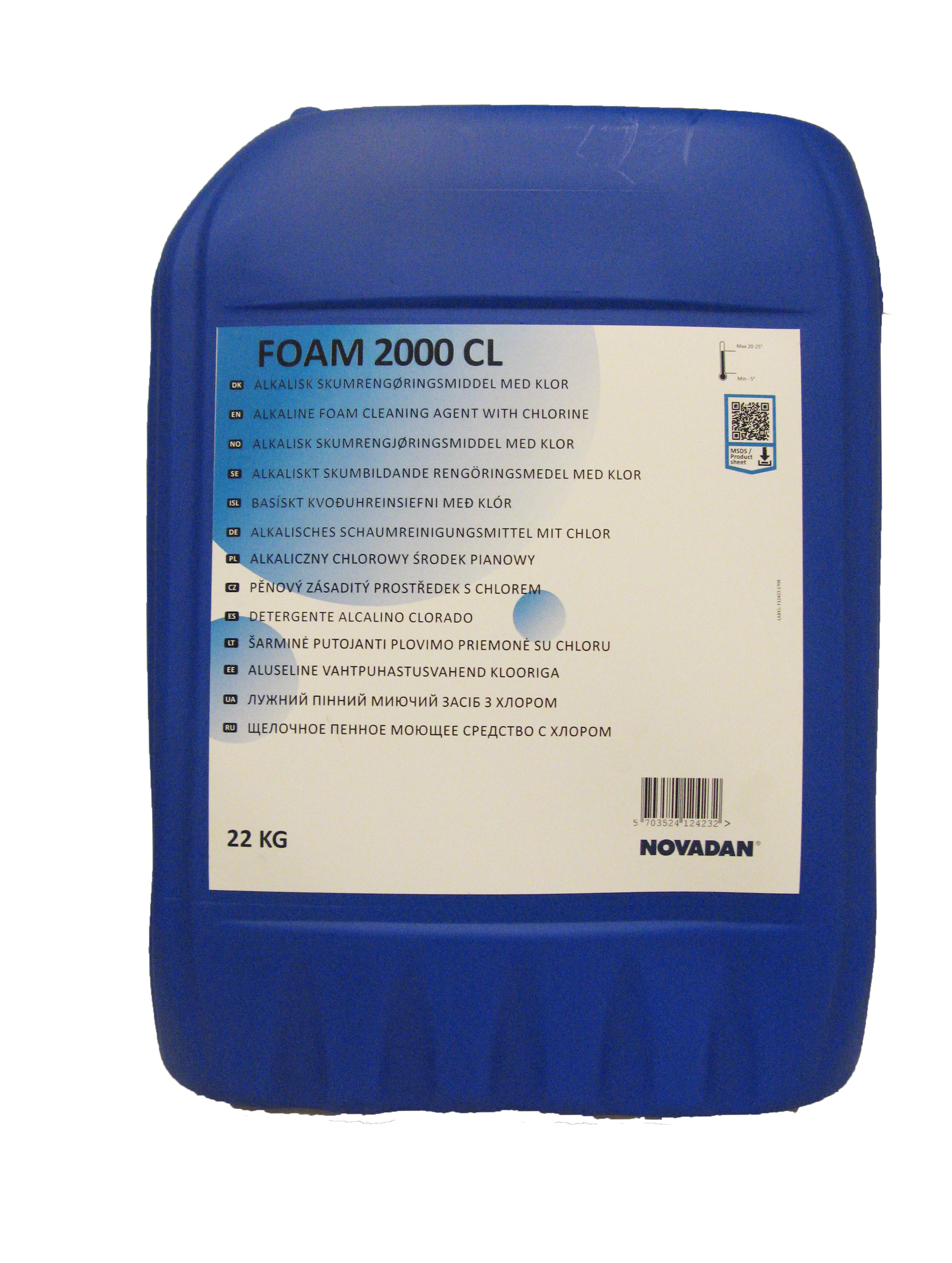 Foam 2000 CL skumrengøring - 22 kg
