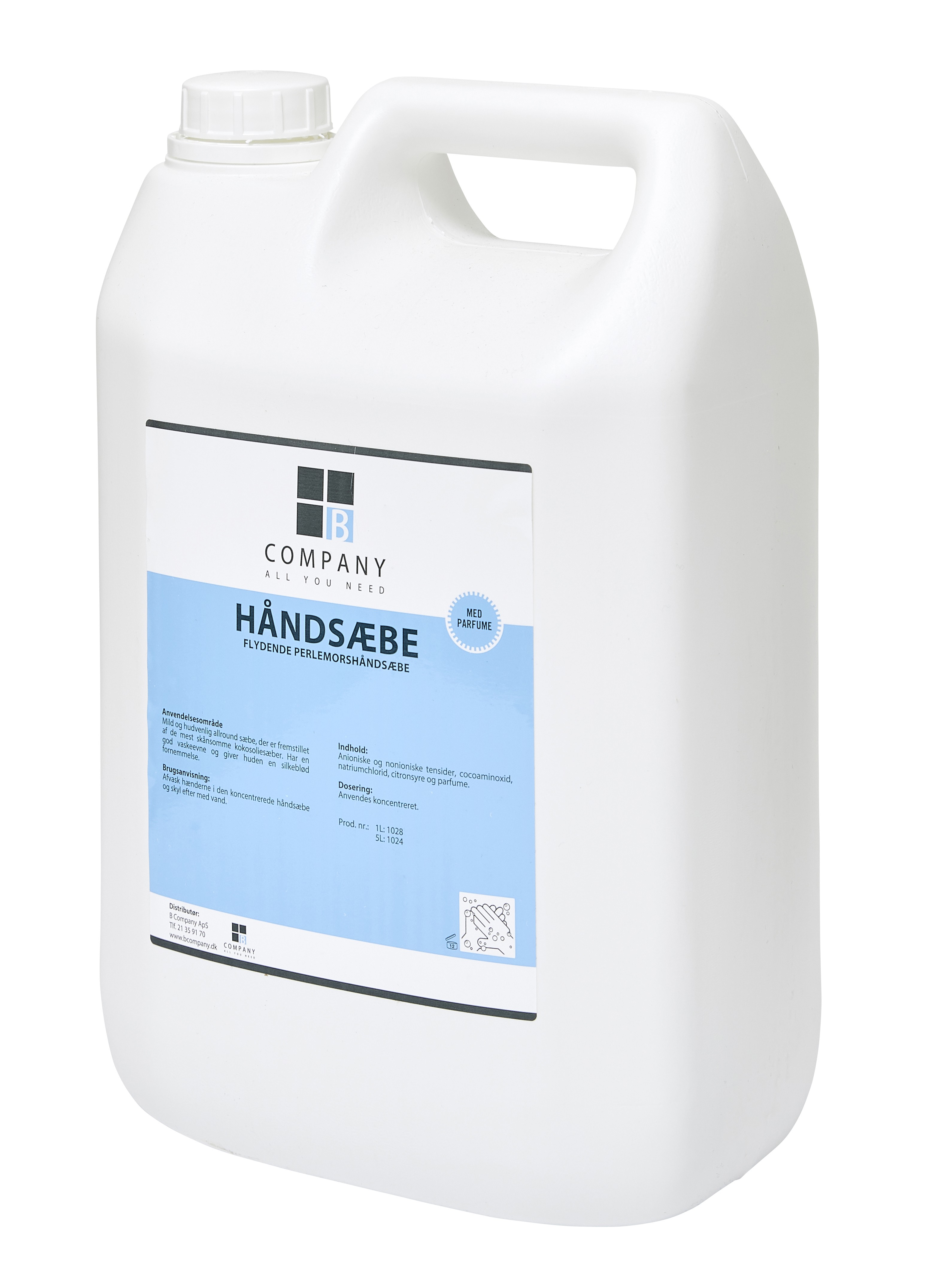 Flydende Håndsæbe m/parfume - 5 L