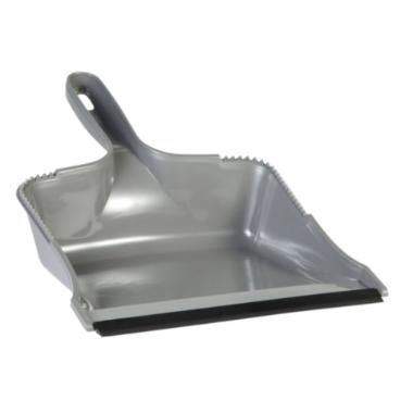 Vikan Fejebakke med Gummilæbe 210 mm, Plast Grå - 1 stk