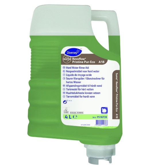 Suma Revoflow Pristine Pur-Eco A18 Afspændingsmiddel - 3 dnk x 4 L/krt