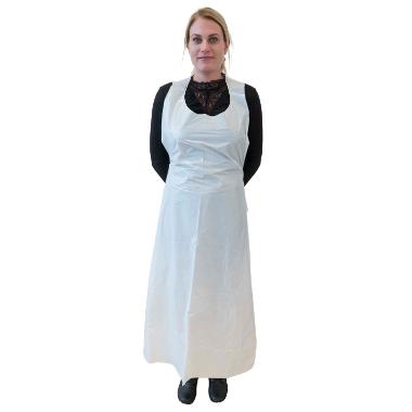 Catersource Engangsforklæde 85x150cm 30 my, Hvid - 50 stk/pk