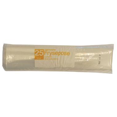 CaterSource Frysepose 25 L m/skrivefelt - 20 rl x 20 stk/krt