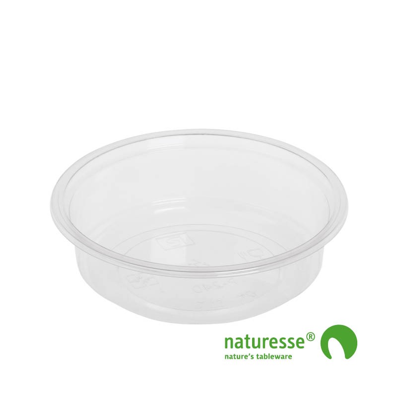 PLA Bæger Klar 240 ml, Ø121 x 35 mm - 50 stk/pk