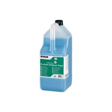 Ecolab Tøjvask Skyllemiddel Ecobrite Softener Fresh m/farve/parfume blå - 2 dnk x 5 L/krt