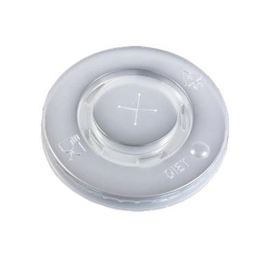Catersource Plastlåg Fladt t/bæger Ø80 mm- 100 stk/pk