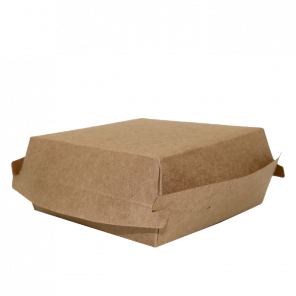 Burgerboks 2-delt PE coating 15 x 15 cm - 50 stk/pk