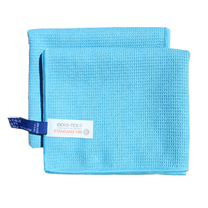 Viskestykke Microfiber OEKO-TEX 70 x 40 cm blå