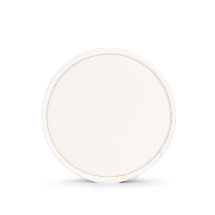Pap Låg til Suppe-/Isbæger 6-16 oz Hvid - 50 stk/pk